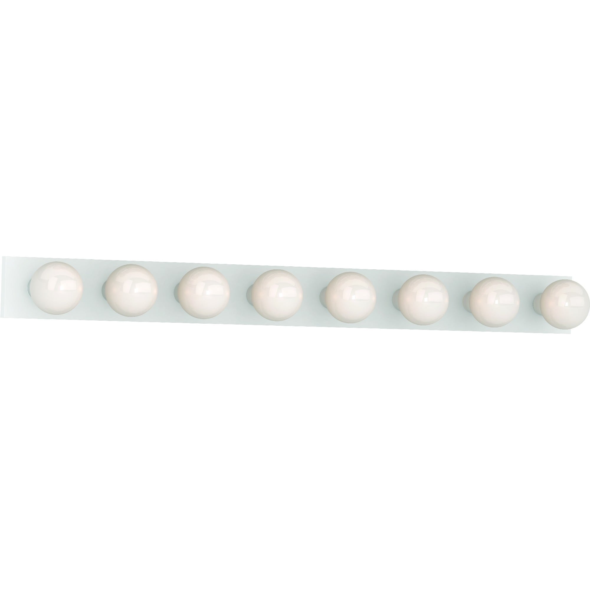 Volume Lighting 8 Light White Vanity