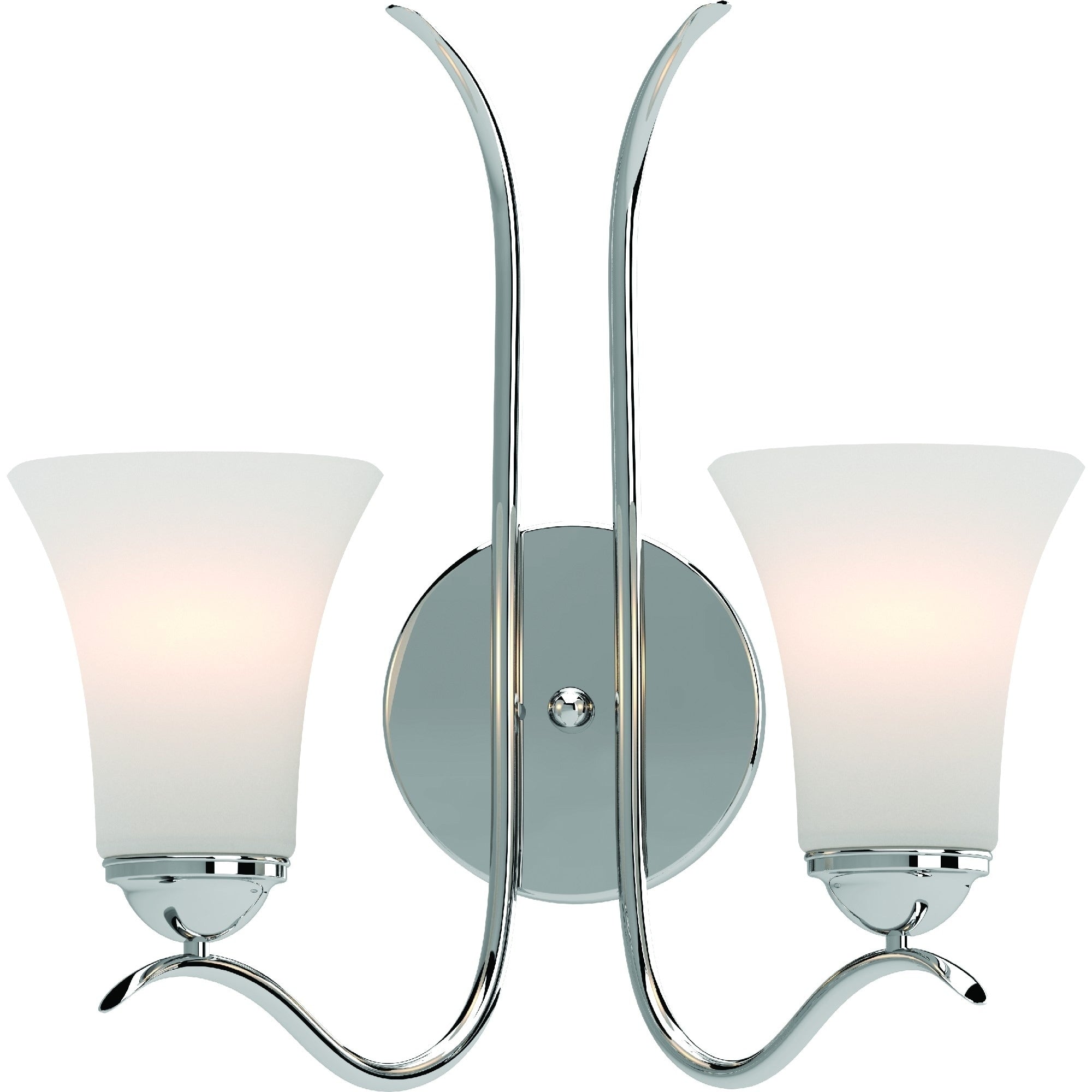 Volume Lighting Alesia 2 Light Indoor Polished Nickel Vanity Sconce