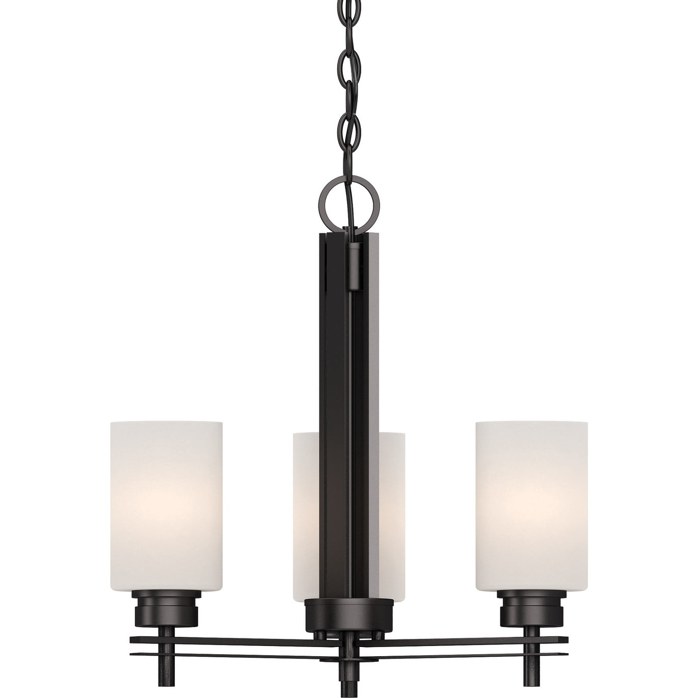 Volume Lighting V3773 Carena 3 Light 19 Wide Mini Chandelier