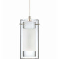 Volume Lighting 2427 Esprit Single Light 4 Wide Mini Pendant With Brushed Nickel