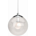 Volume Lighting Lawrence 1 Light Chrome Mini Hanging Pendant