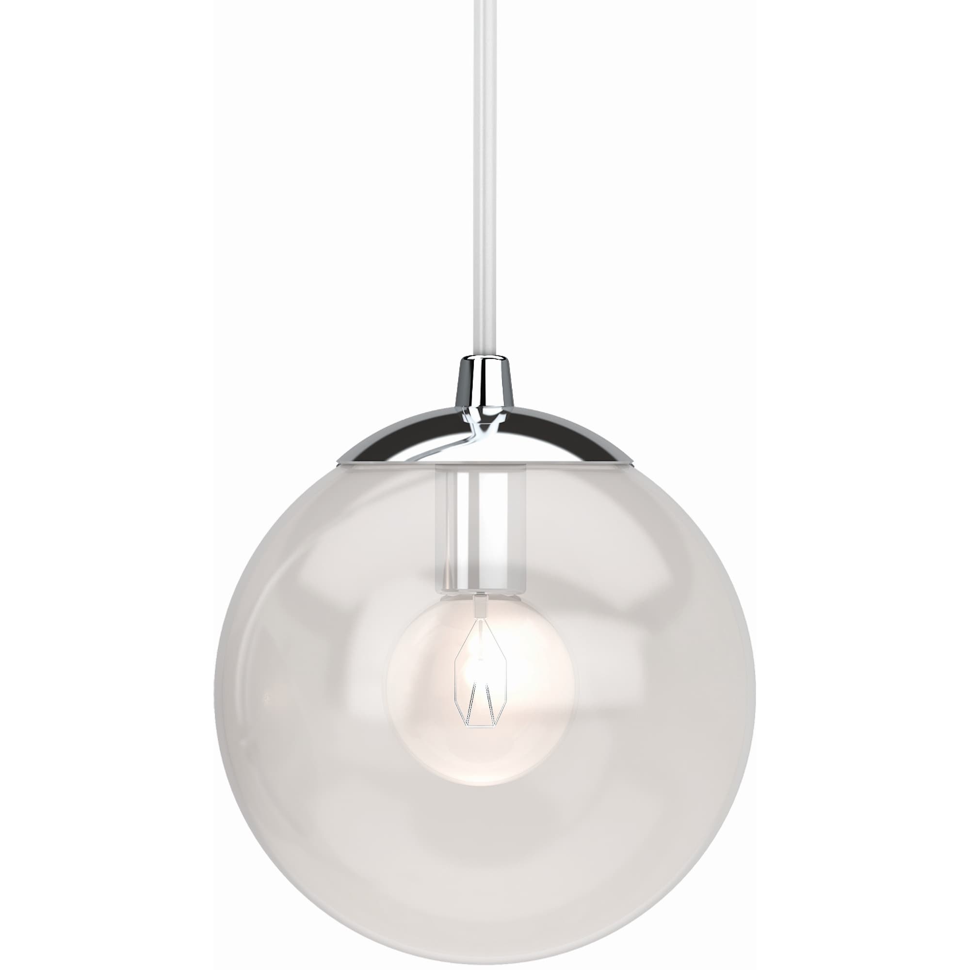 Volume Lighting Lawrence 1 Light Chrome Mini Hanging Pendant