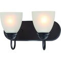Volume Lighting Mari 2 Light Indoor Antique Bronze Sconce Vanity