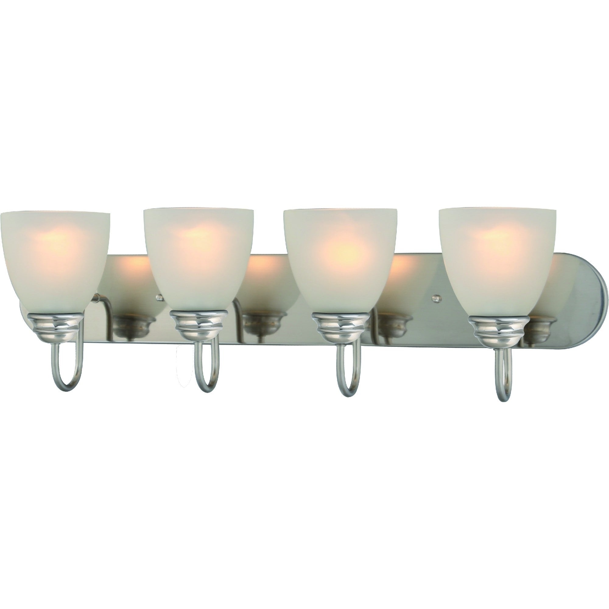 Volume Lighting Mari 4 Light Indoor Brushed Nickel Bath Vanity