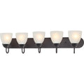 Volume Lighting Mari 5 Light Indoor Antique Bronze Bath Or Vanity