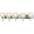 Volume Lighting Mari 5 Light Indoor Brushed Nickel Bath Or Vanity