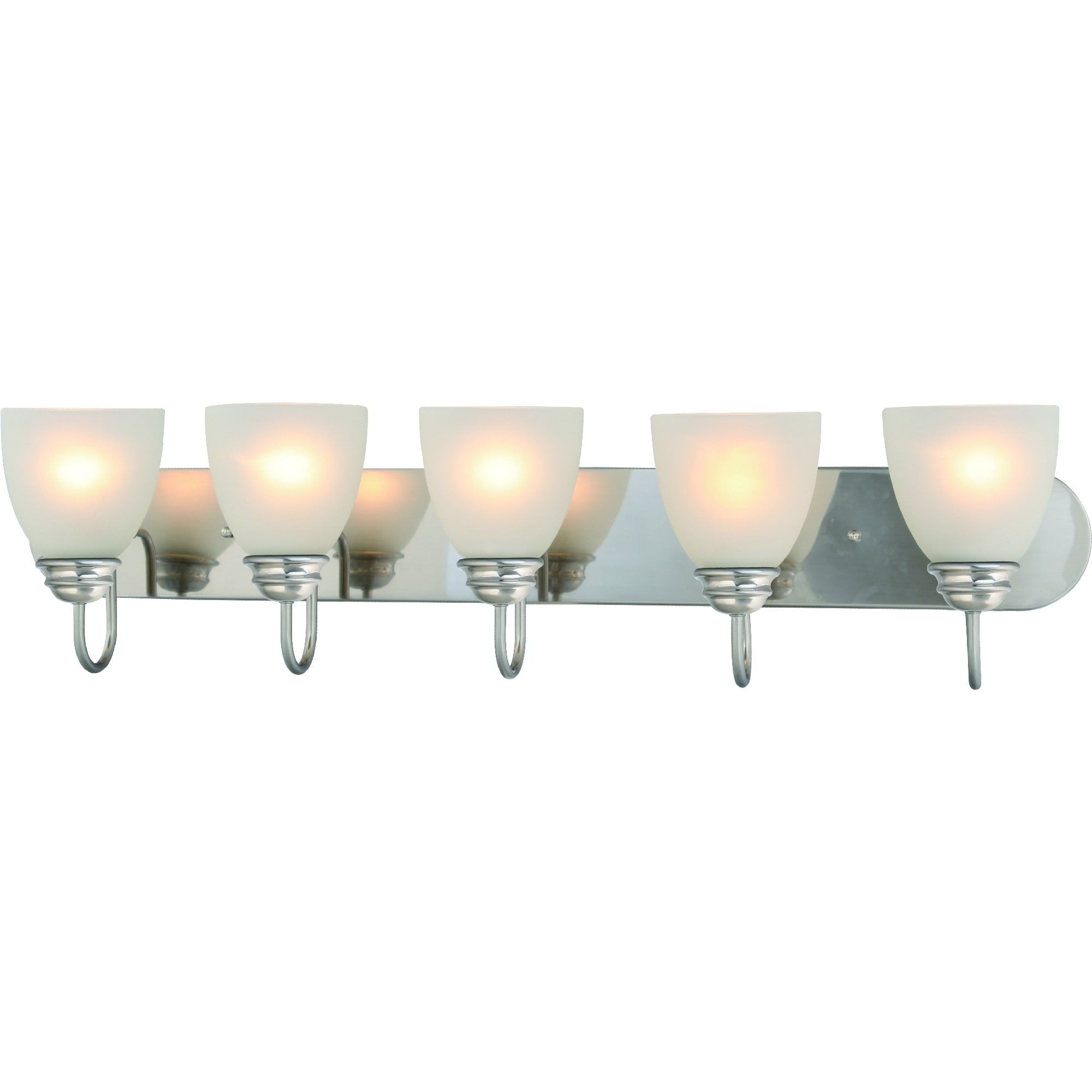 Volume Lighting Mari 5 Light Indoor Brushed Nickel Bath Or Vanity