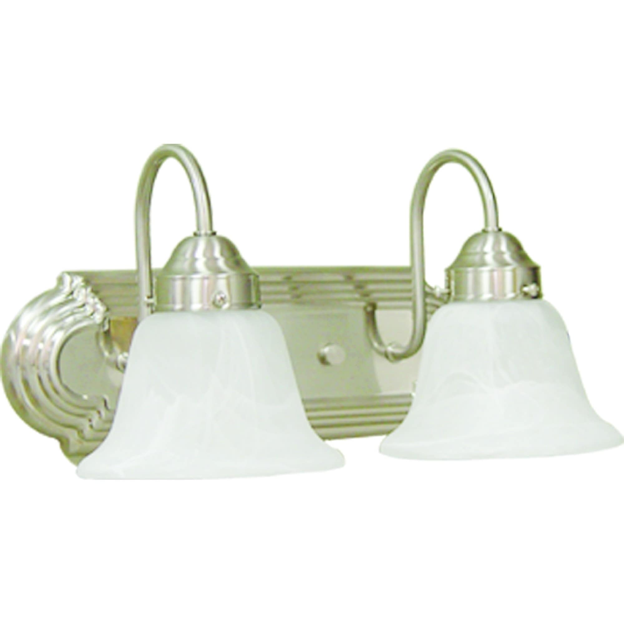 Volume Lighting Marti 2 Light Indoor Brushed Nickel Bath