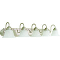 Volume Lighting Marti 5 Light Indoor Brushed Nickel Vanity