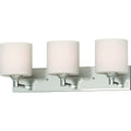Volume Lighting Milena 3 Light Indoor Brushed Nickel Vanity