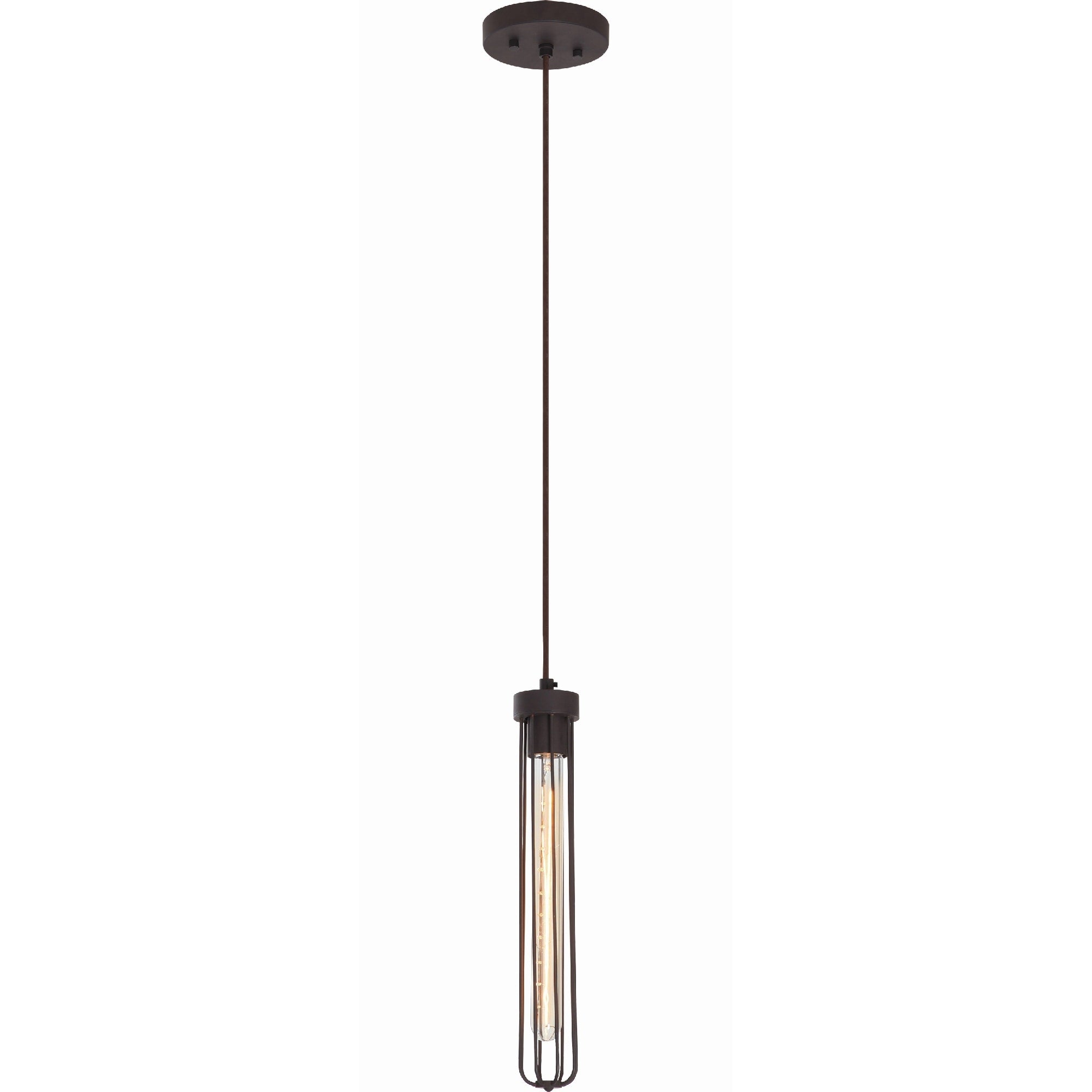 Volume Lighting Prelude 1 Light Indoor Antique Bronze Mini Pendant