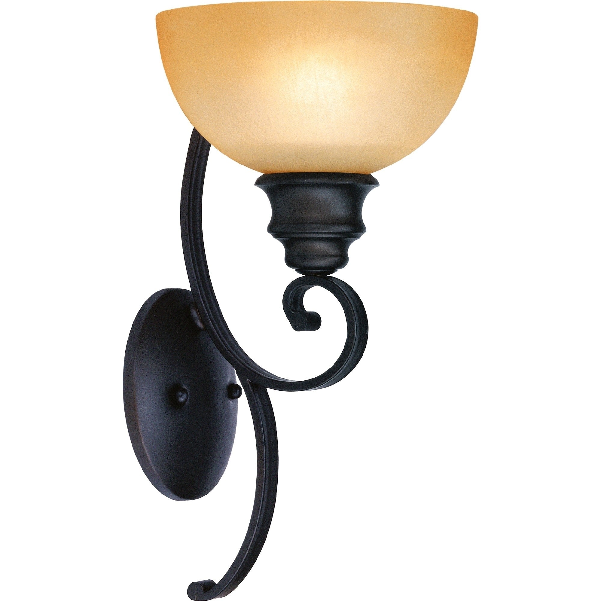 Volume Lighting Rainier 1 Light Indoor Foundry Bronze Wall Sconce