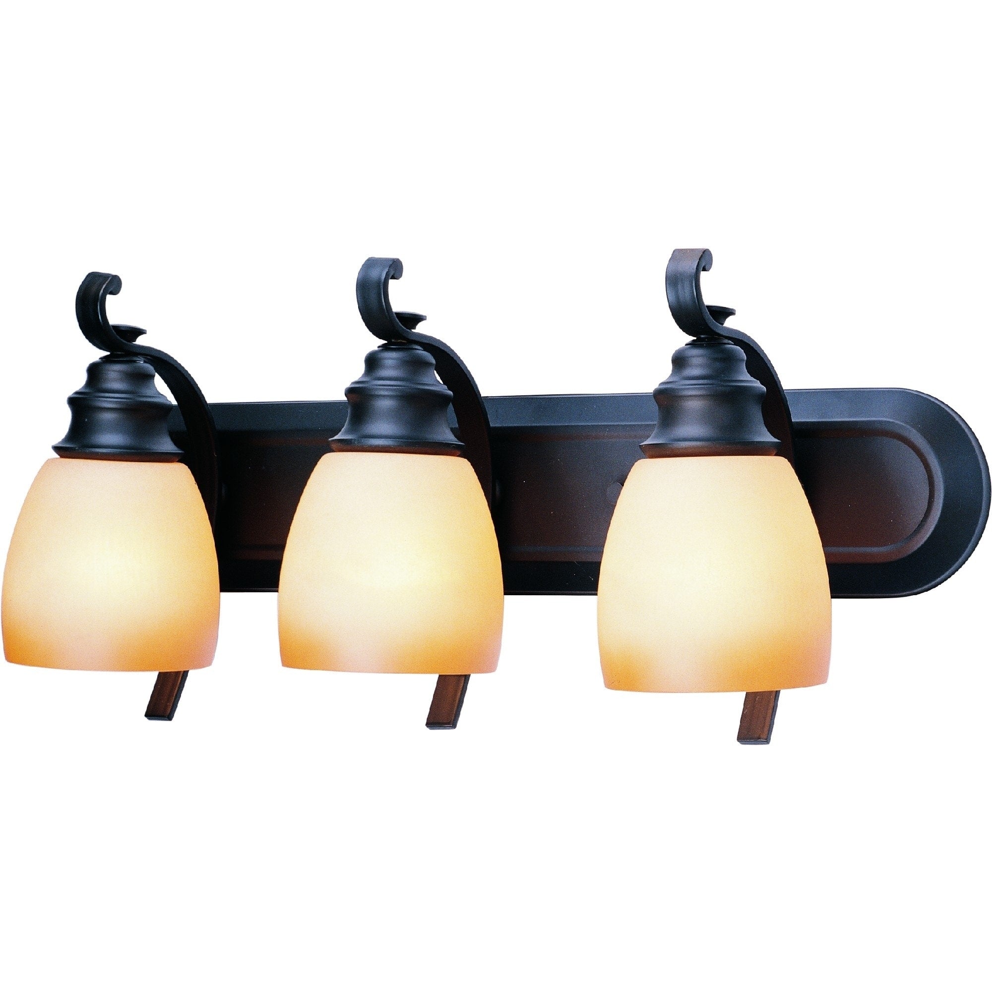 Volume Lighting Rainier 3 Light Indoor Foundry Bronze Bath Or Vanity