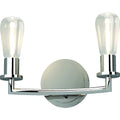 Volume Lighting Sharyn 2 Light Indoor Chrome Wall Mount