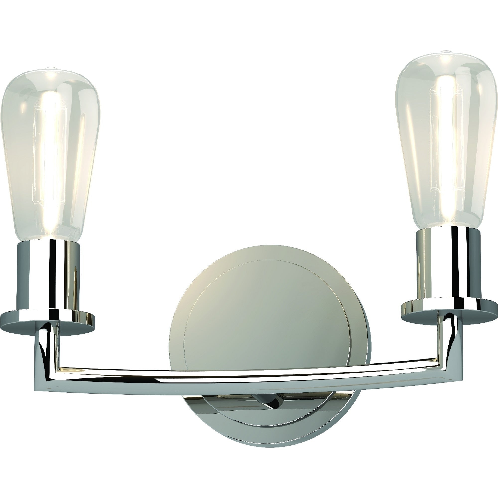 Volume Lighting Sharyn 2 Light Indoor Chrome Wall Mount