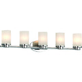Volume Lighting Sharyn 5 Light Indoor Chrome Bathroom Vanity