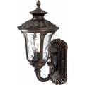 Volume Lighting V8461 Tavira 1 Light 15.25 Height Outdoor Wall Sconce With Water Glass Vintage Bronze N A