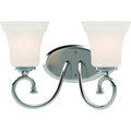 Volume Lighting Tes 2 Light Indoor Chrome Wall Mount