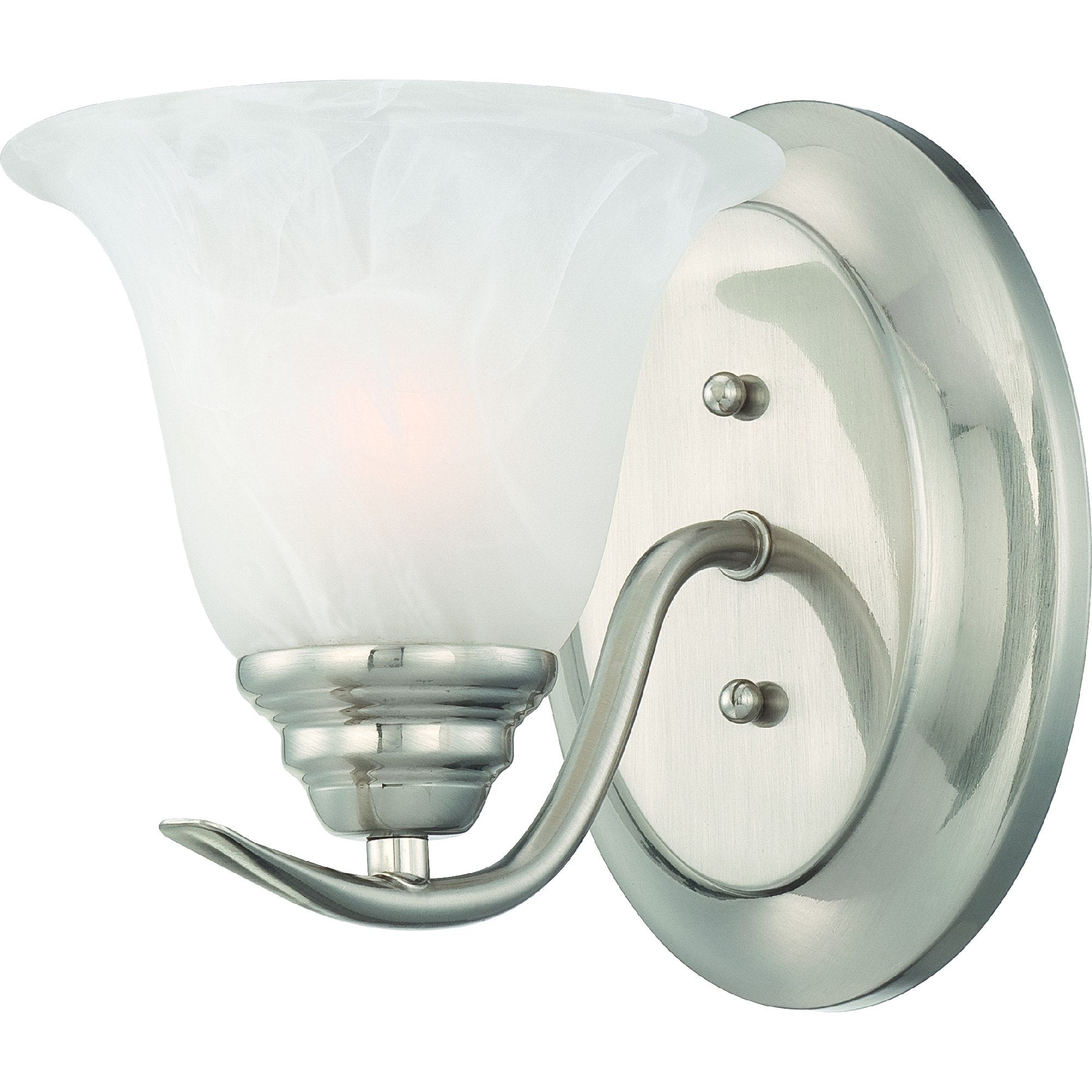 Volume Lighting Trinidad 1 Light Indoor Brushed Nickel Wall Sconce