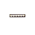 Volume Lighting V1006 6 Light 39 Width Bathroom Vanity Strip Polished Brass