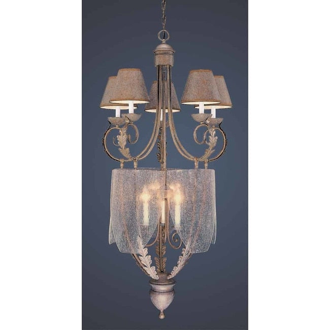 Volume Lighting V3498 Rylos 8 Light 2 Tier Chandelier
