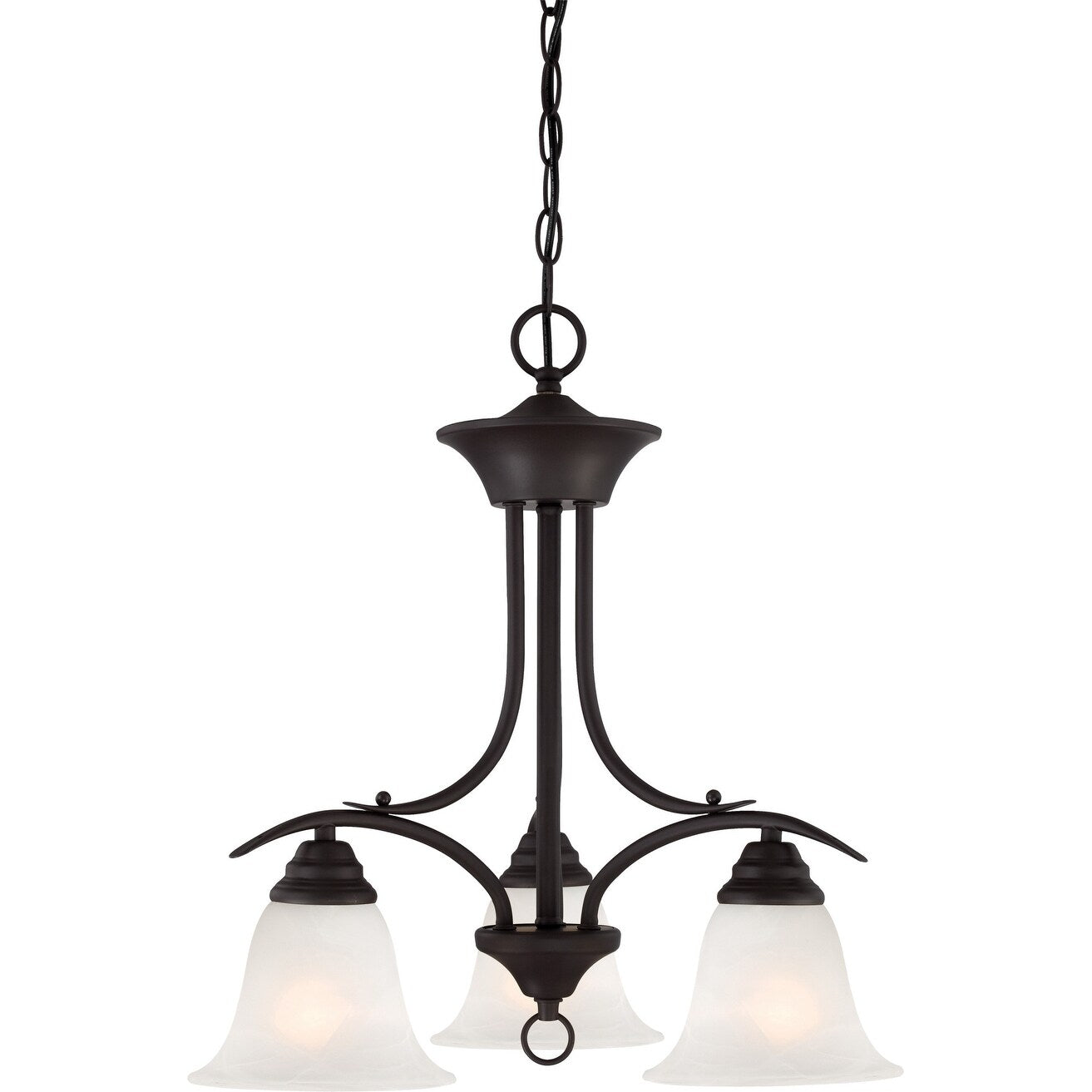 Volume Lighting V5253 Trinidad 3 Light 19 Wide Mini Chandelier