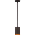 Volume Lighting V9605 Single Light 5 Wide Outdoor Mini Pendant