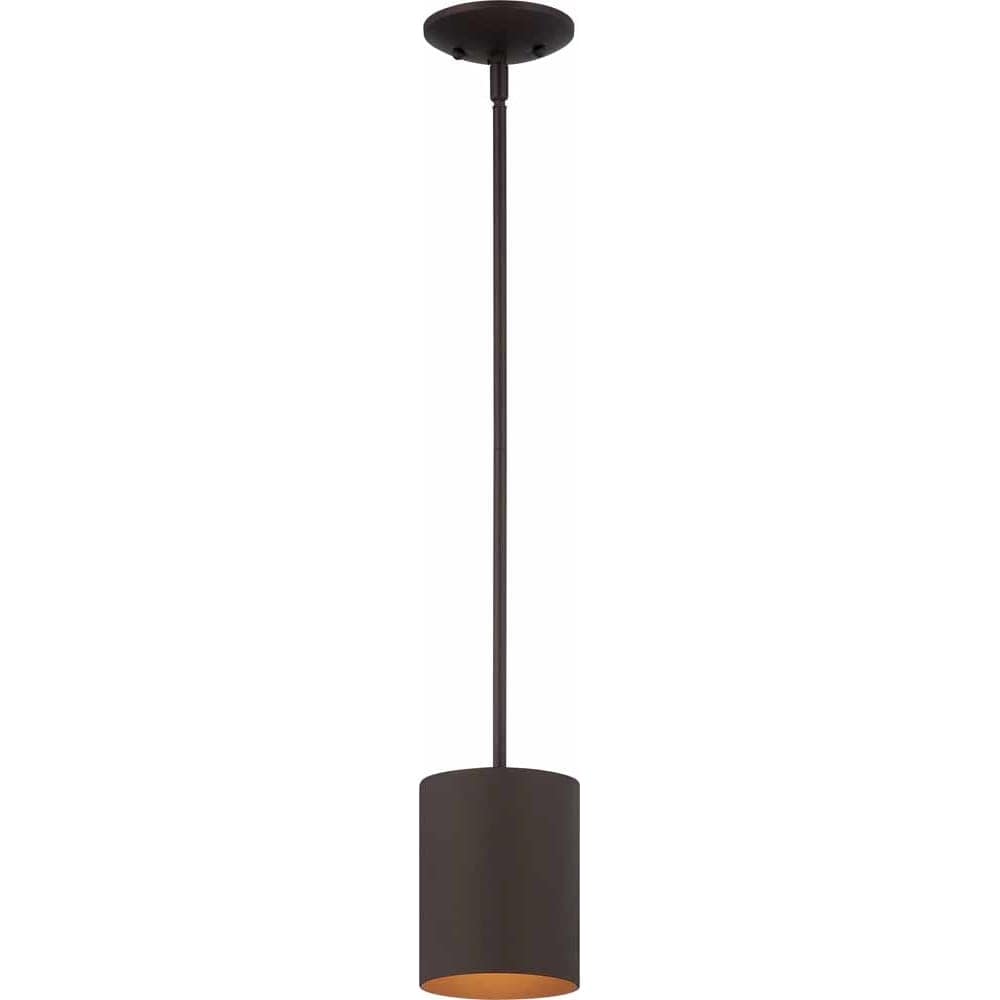 Volume Lighting V9605 Single Light 5 Wide Outdoor Mini Pendant