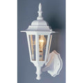 Volume Lighting V9820 1 Light 15.5 Height Outdoor Wall Sconce With Clear Beveled Glass N A
