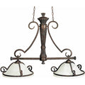 Volume Lighting V3162 Worcester 2 Light 1 Tier Chandelier Imperial Bronze