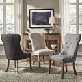 Voyager Button Tufted Dining Chair Set Of 2 By Inspire Q Artisan