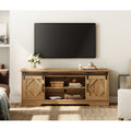Wampat Sliding Barn Door Wood Tv Stand Storage Cabinet 59 Inch 59
