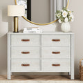 Wampat White Dresser For Bedroom Large Long Dresser With Fabric Drawers Kids Dressers Chest Of Drawers