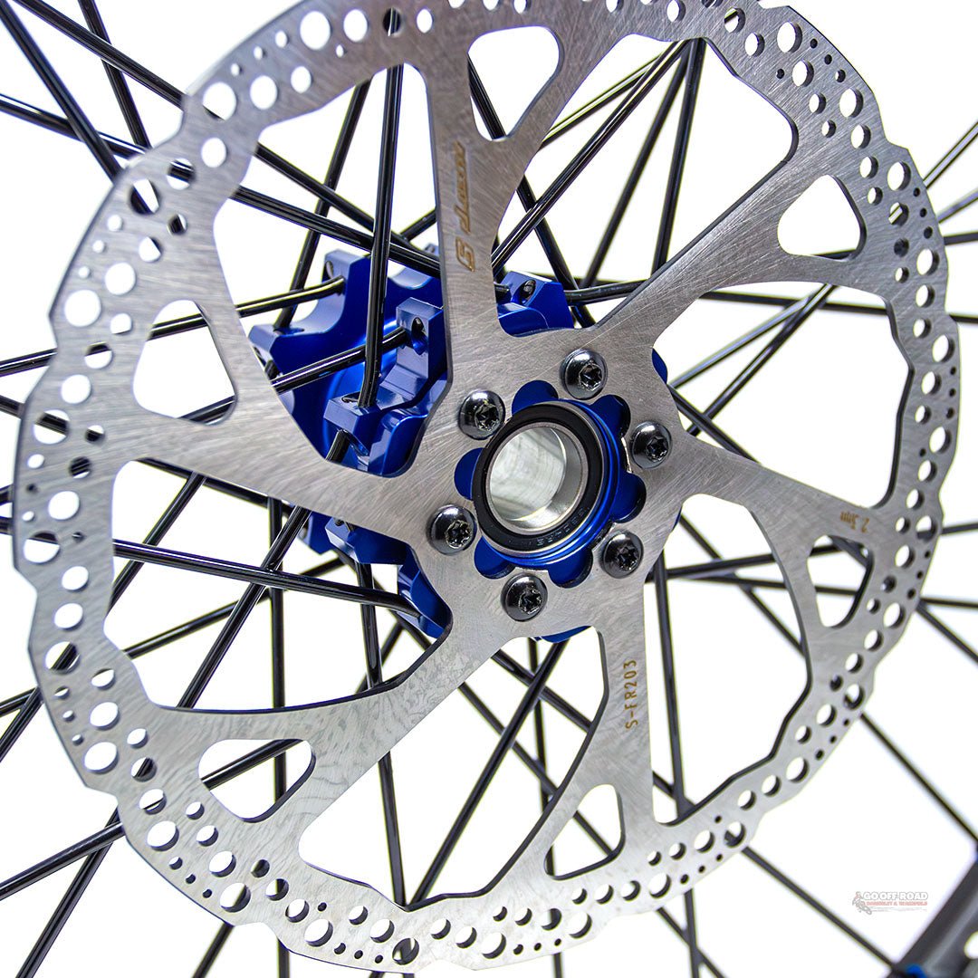Warp 9 Sur Ron Light Bee Front Wheel Blue 19″