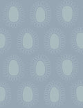 Garden Flower Wallpaper by Susan Hable Swatch, Blue