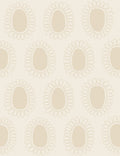 Garden Flower Wallpaper by Susan Hable Swatch, Natural