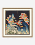 Rank Badge with Crane Wall Art