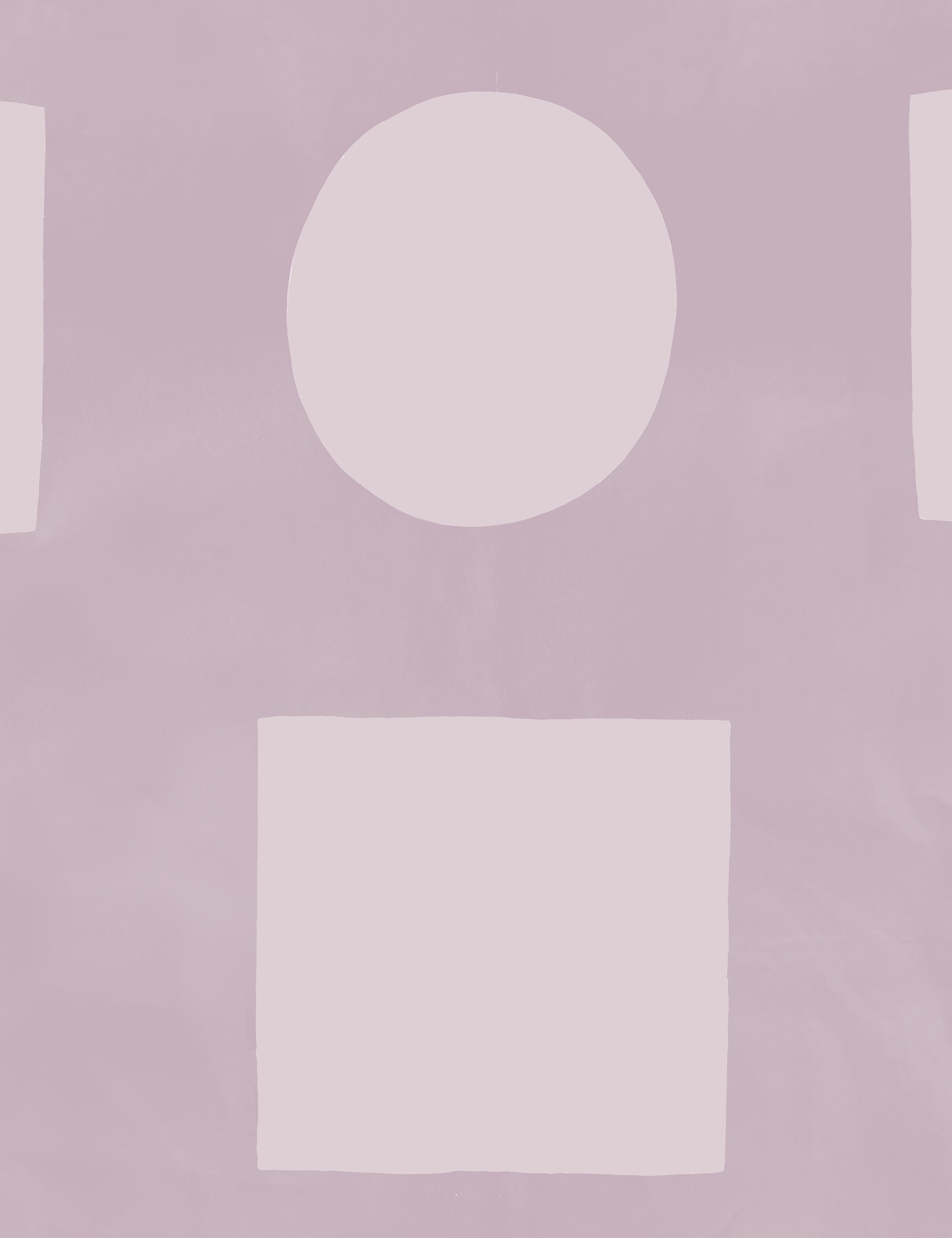 Abstract Cutout Wallpaper by Paule Marrot, Pink, Swatch