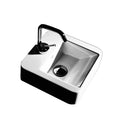 Ws Bath Collections Quadro 3407 11 3 4 Ceramic Wall Mounted Vessel Bathroom Sink With 1 Hole Drilled And Overflow White