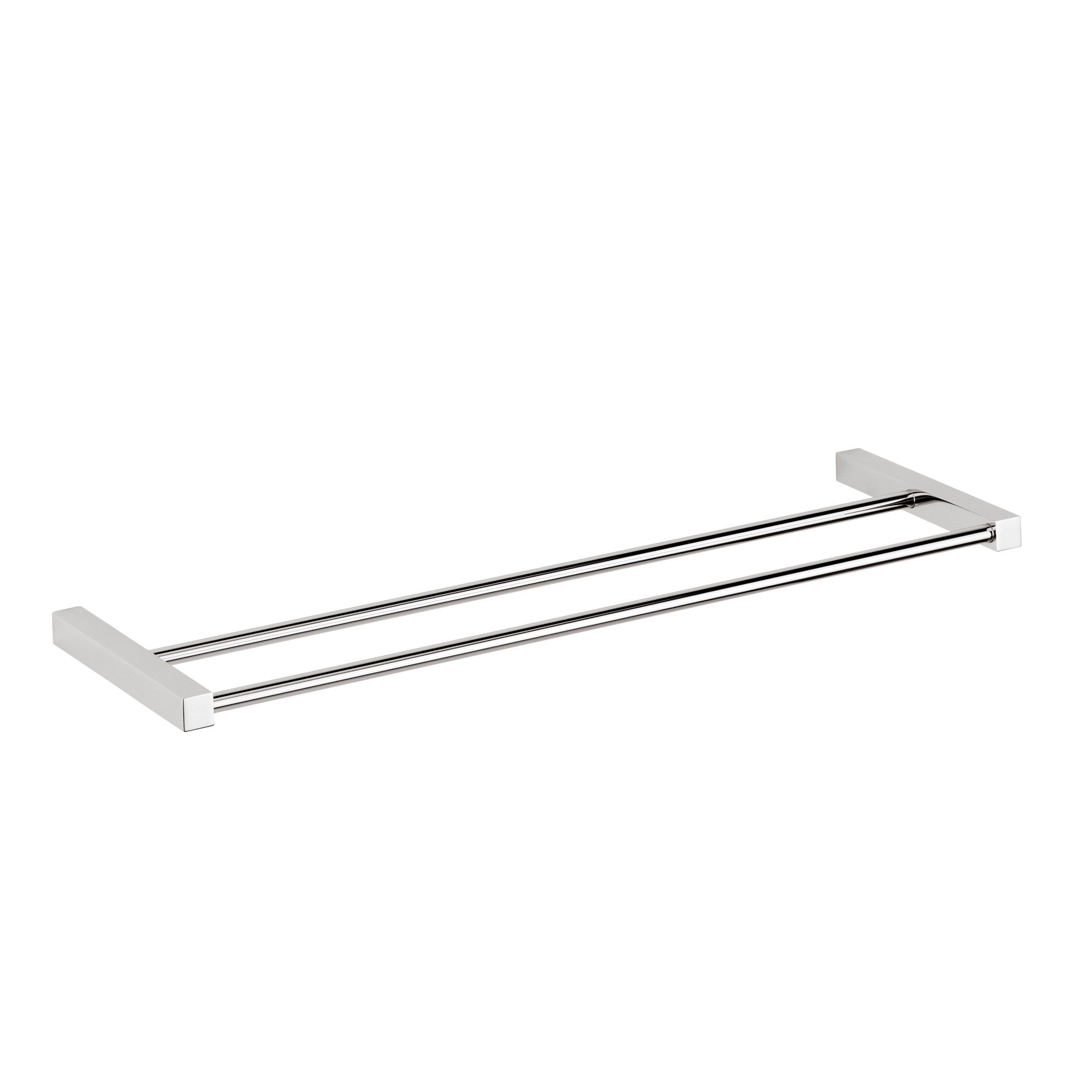 Ws Bath Collections Iceberg 1018 16 Double Towel Bar From The Iceberg Polished Chrome