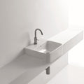Ws Bath Collections 17 3 4 Ceramic Recessed Bathroom Sink With 1 Hole