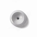 Ws Bath Collections Lvo 160 18 1 2 Vessel Or Self Rimming Bathroom Sink From The Ceramica Collection White