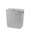 Ws Bath Collections Perle 2562S 18 9 10 Leather Hamper With Bag From The Complements Collection N A
