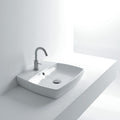 Ws Bath Collections 19 1 2 Ceramic Vessel Wall Mounted Bathroom