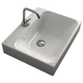 Ws Bath Collections Cento 3559 19 11 16 Ceramic Vessel Bathroom Sink White