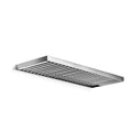 Ws Bath Collections Skuara 52845.29 19.7 X 5.3 Towel Shelf From The Skuara Collection Polished Chrome