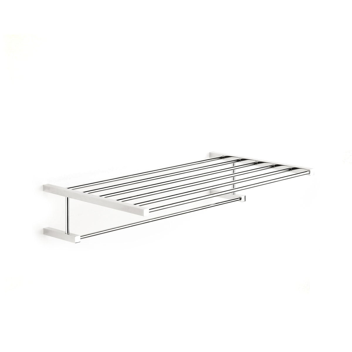 Ws Bath Collections Iceberg 1090 20 Brass Towel Rack From The Iceberg Polished Chrome