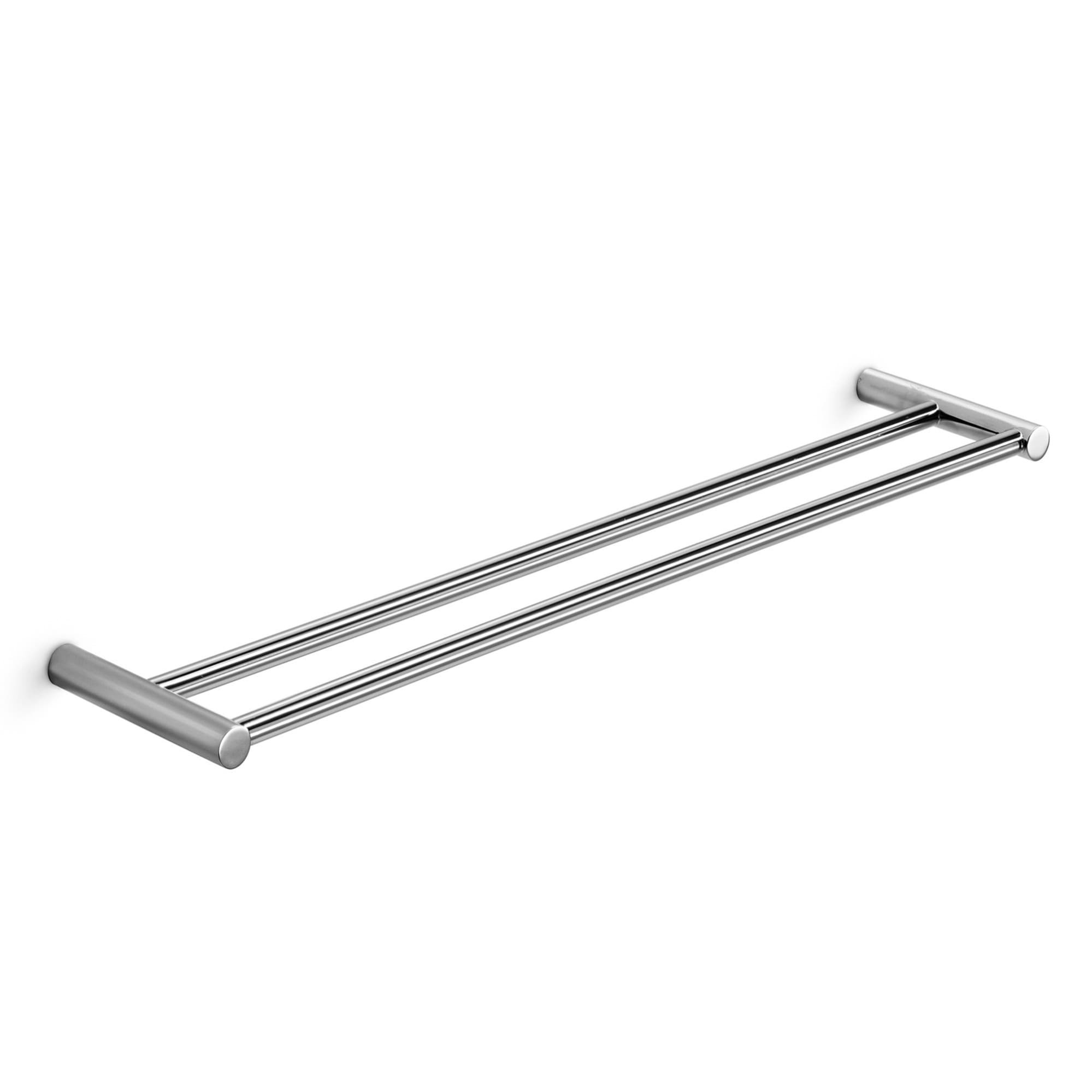 Ws Bath Collections Picola 5264 23 3 5 Double Towel Bar From The Polished Chrome