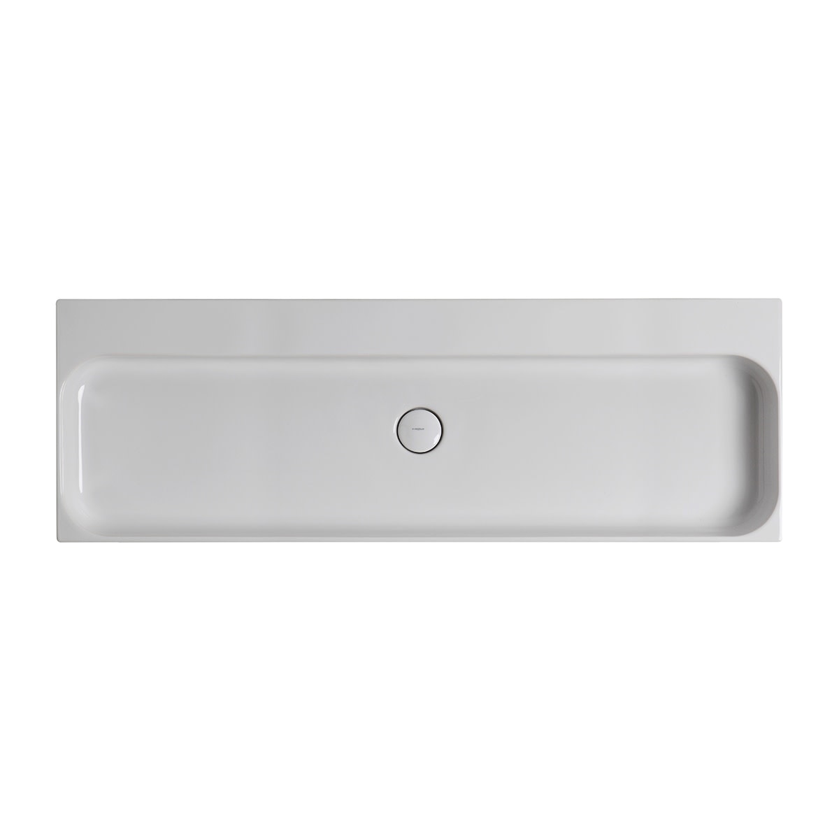 Ws Bath Collections 47 1 2 Ceramic Wall Mounted Vessel Bathroom