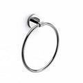 Ws Bath Collections Duemila 5509 7.1 Towel Ring From The Duemila Polished Chrome